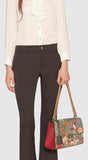 Printed Padlock Shoulder Bag - DESIGNER INSPIRED FASHIONS
