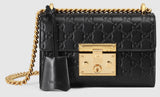 Padlock Signature Leather Shoulder Bag - (Various Colors to choose from) - DESIGNER INSPIRED FASHIONS
