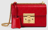Padlock Signature Leather Shoulder Bag - (Various Colors to choose from) - DESIGNER INSPIRED FASHIONS