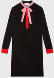 Color Contrast Tie Shirt Dress - DESIGNER INSPIRED FASHIONS