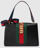 Sylvie Leather Shoulder Bag - (Black, White, Green, Red) - DESIGNER INSPIRED FASHIONS