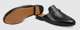 Princetown Leather Slipper-Black - DESIGNER INSPIRED FASHIONS