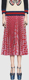 Heart Lurex Pliss̩ Skirt