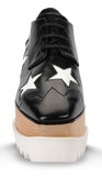 Black Elyse Shoes with White Stars - DESIGNER INSPIRED FASHIONS