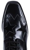Black Elyse Star Shoes - DESIGNER INSPIRED FASHIONS