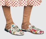 Princetown Flora Print Canvas Slipper | DESIGNER INSPIRED FASHIONS