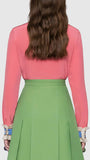 Ruffle-Trim Shirt