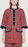 Tweed Check Tunic Dress