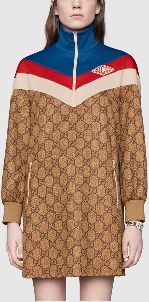 GG Technical Jersey Dress