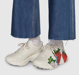 Rhyton Sneakers with Strawberries