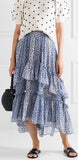 Maria Ruffled Floral-Print Skirt | DESIGNER INSPIRED FASHIONS