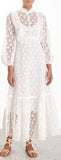 'Goldie' Scallop Lace Long Dress