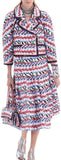 Multi Colored Jacket & Skirt Set - DESIGNER INSPIRED FASHIONS