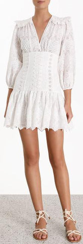 'Honor' Corset Lace Short Dress | DESIGNER INSPIRED FASHIONS