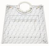 Runway PU Shopper, White | DESIGNER INSPIRED FASHIONS