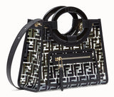 Runaway Pu Shopper, Small, Black