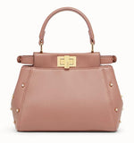 Peekaboo XS Leather Mini Bag - Pink, Red, Black