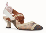 Multicolour Tech Mesh Slingbacks