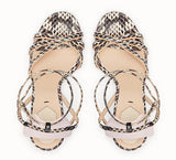 Rock Colored Elaphe Sandals
