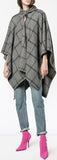 Windowpane Check Poncho
