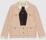Bouclé Jacket with Bow