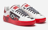 Portofino Melt Sneakers in Printed Nappa Calfskin - Red or Purple