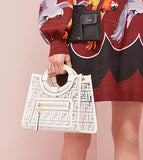 Runaway Pu Shopper, Small, White