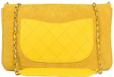 X Pharrell Inspired XXL Suede Flap Bag * LIMITED EDITION* - Yellow, Red, Blue, Green, Black