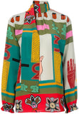 'Counting Three' Printed Blouse