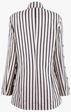 Versatile Striped/Solid Blazer