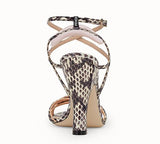 Rock Colored Elaphe Sandals