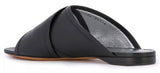 Crossover Flat Sandals -Black or White