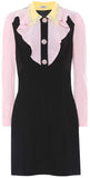 Embellished Silk Mini Dress