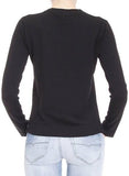 Black Knit Bag Bug Sweater - DESIGNER INSPIRED FASHIONS