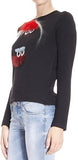 Black Knit Bag Bug Sweater - DESIGNER INSPIRED FASHIONS