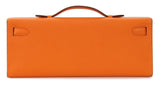 Orange Epsom Leather Kelly Cut Bag