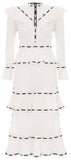 'Honor' Pintuck Panelled Dress