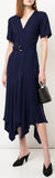 'Claire' Wrap Dress, Blue | DESIGNER INSPIRED FASHIONS