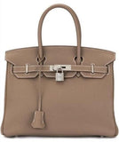 Birkin Handbag Etoupe Togo with Palladium Hardware 30 | DESIGNER INSPIRED FASHIONS