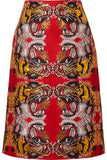 Print Jacquard Skirt