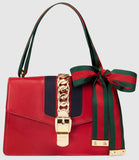 Sylvie Leather Shoulder Bag - (Black, White, Green, Red) - DESIGNER INSPIRED FASHIONS