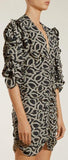 'Andor' Cog-Print Crepe Mini Dress | DESIGNER INSPIRED FASHIONS