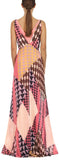 Geometric Printed Chiffon Dress | DESIGNER INSPIRED FASHIONS