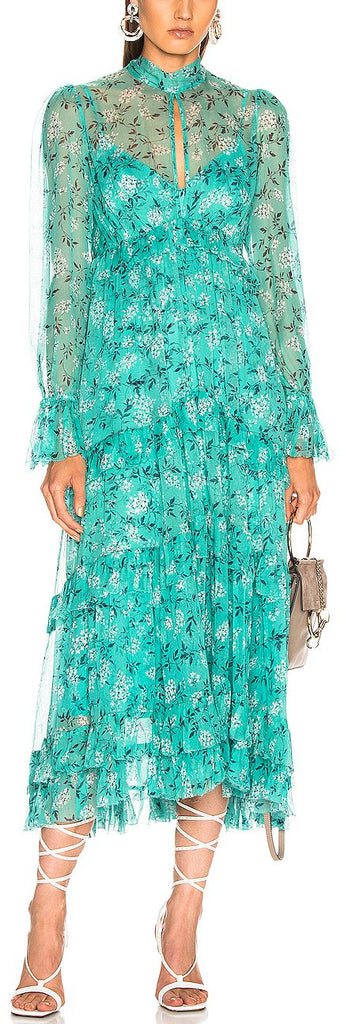 'Moncur' Gathered Frill Dress | DESIGNER INSPIRED FASHIONS