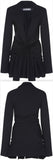 Black Draped Jacket