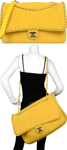 X Pharrell Inspired XXL Suede Flap Bag * LIMITED EDITION* - Yellow, Red, Blue, Green, Black