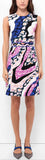 Abstract Print Mini Dress