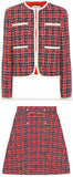 Tweed Jacket and Mini Skirt Set