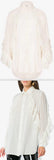 Shirt with Ruffles, White