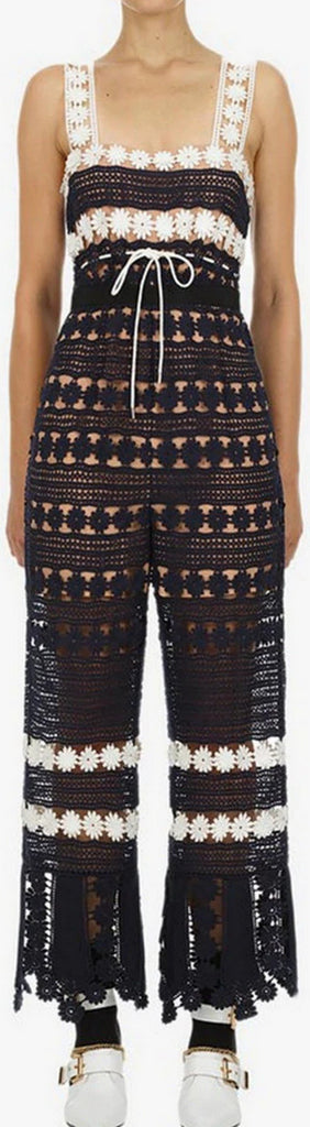 Floral Embroidered Jumpsuit